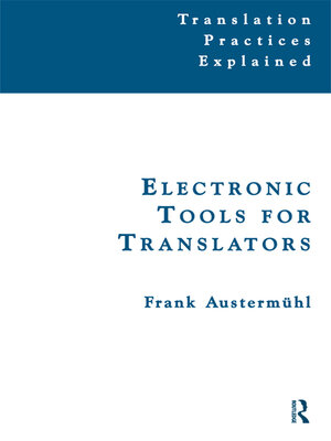 cover image of Electronic Tools for Translators